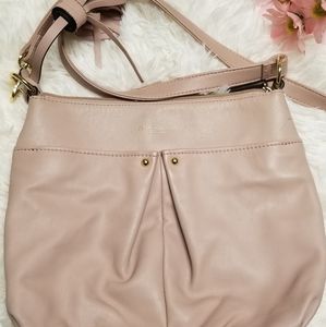 Tignanello leather pale pink Crossbody